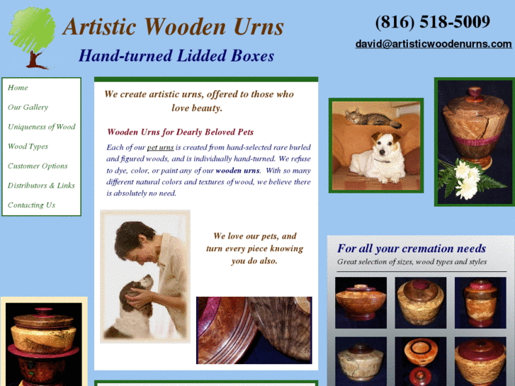 www.artisticwoodenurns.com