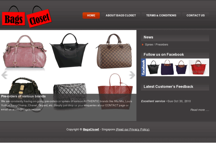 www.bagscloset.com