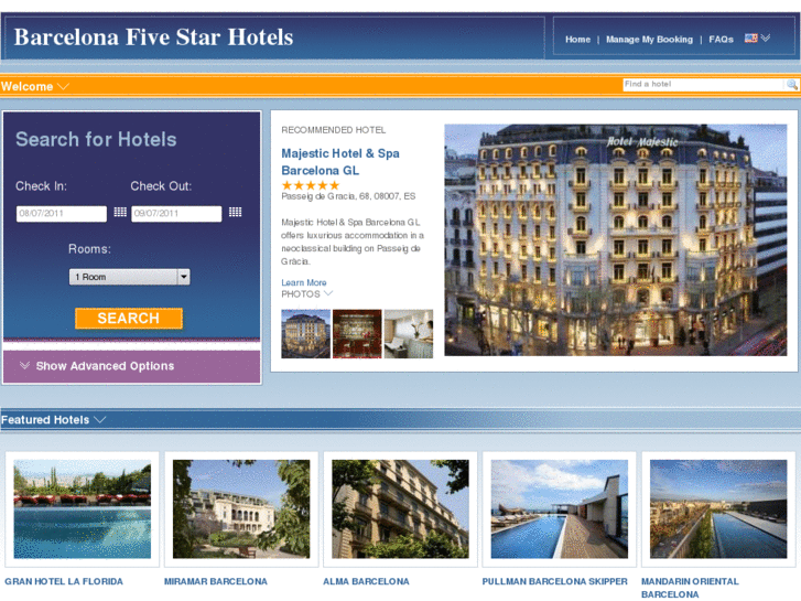 www.barcelonafivestarhotels.com