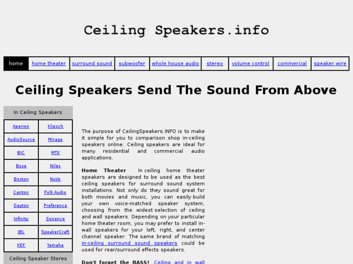 www.ceilingspeakers.info