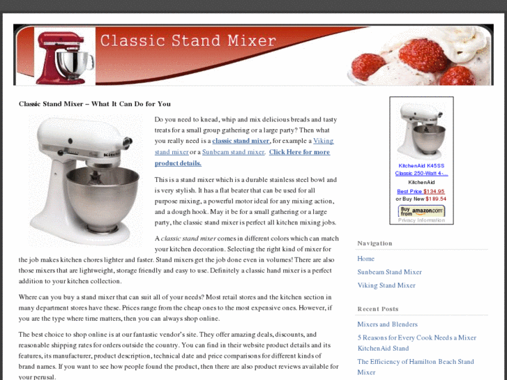 www.classicstandmixer.net