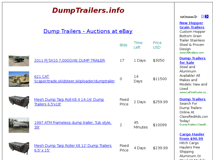 www.dumptrailers.info