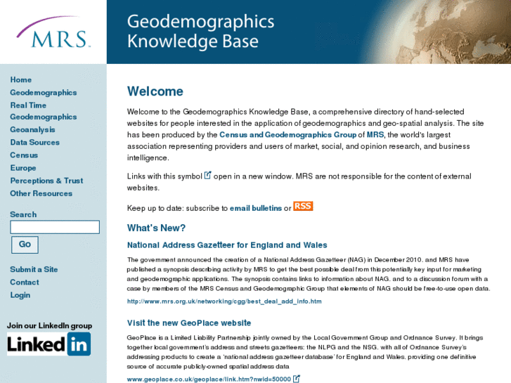 www.geodemographics.org.uk