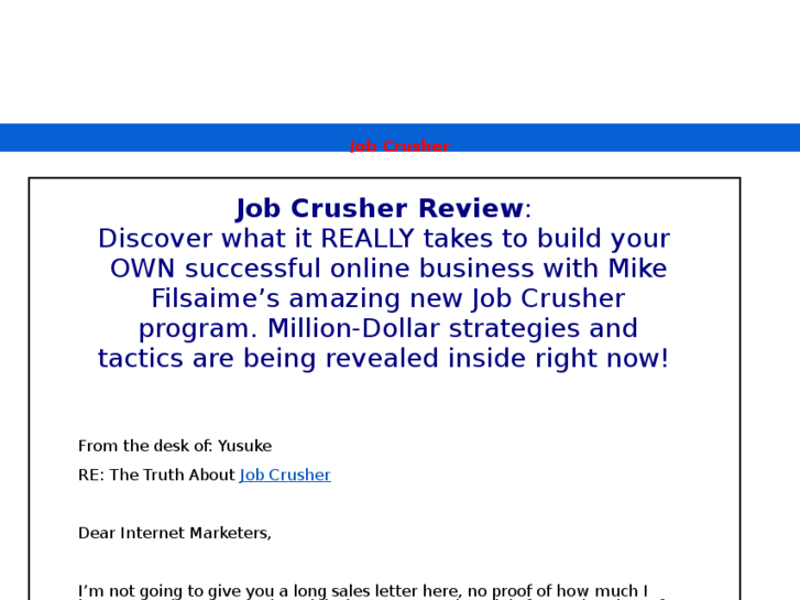 www.jobcrushermaster.com