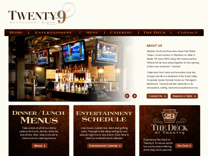 www.twenty9restaurant.com