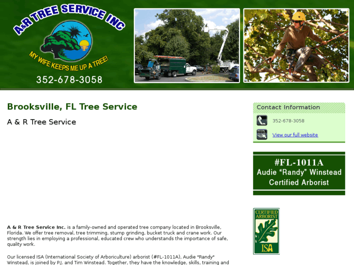 www.aandrtreeservice.net