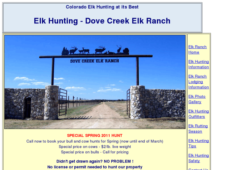 www.dovecreekelkranch.com