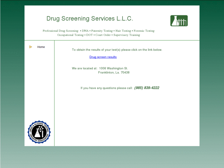 www.drugscreeningservices.com