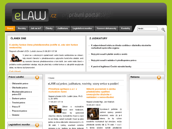 www.elaw.cz