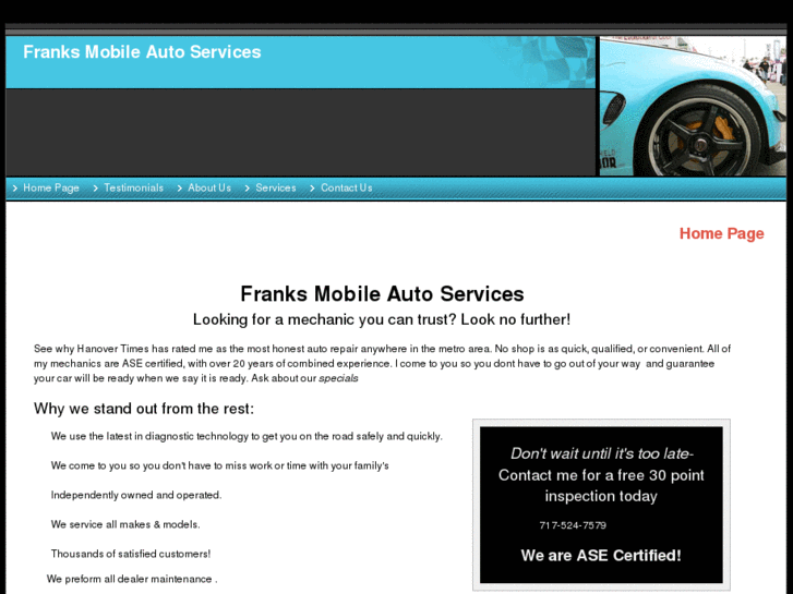 www.franksmobleautoservices.com