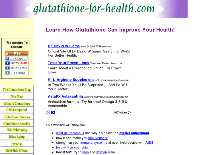 www.glutathione-for-health.com