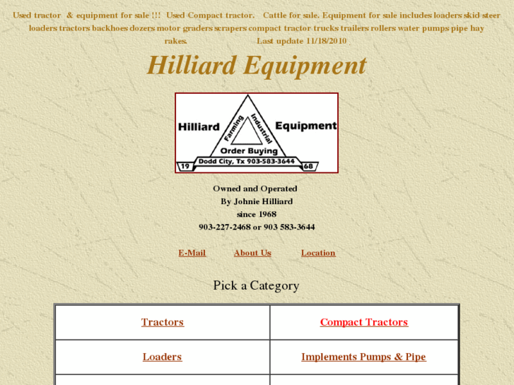 www.hilliardequipment.com