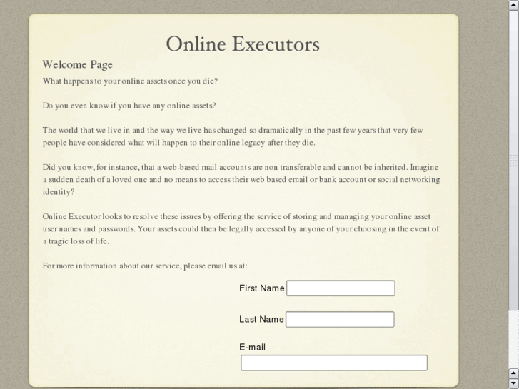 www.onlineexecutors.com