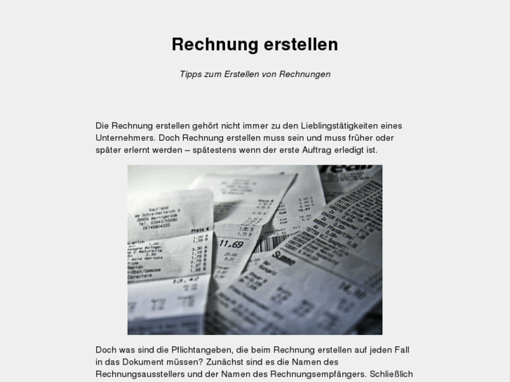 www.rechnungerstellen.com