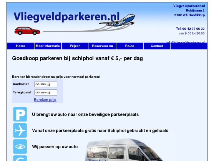 www.vliegveldparkeren.nl