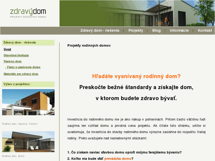 www.zdravydom.sk