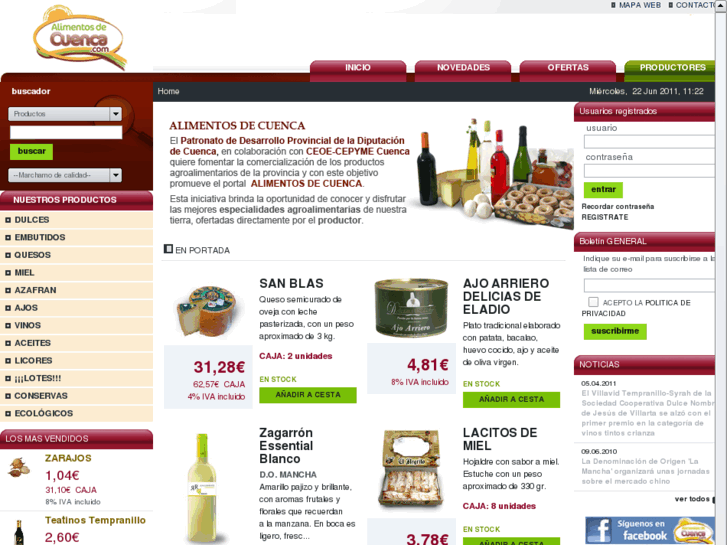 www.alimentosdecuenca.com