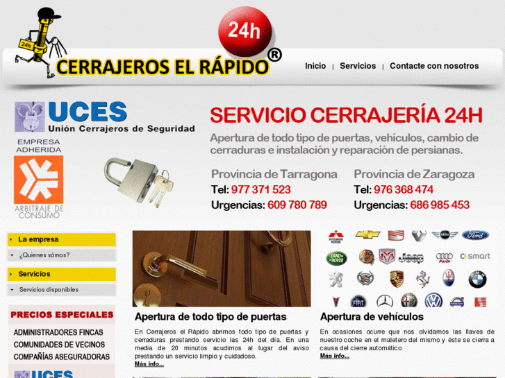 www.cerrajeroselrapido.com