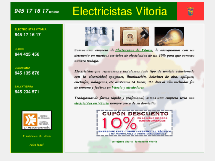 www.electricistasvitoria.com