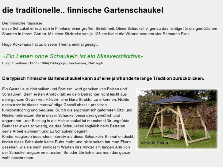 www.finnischegartenschaukel.de