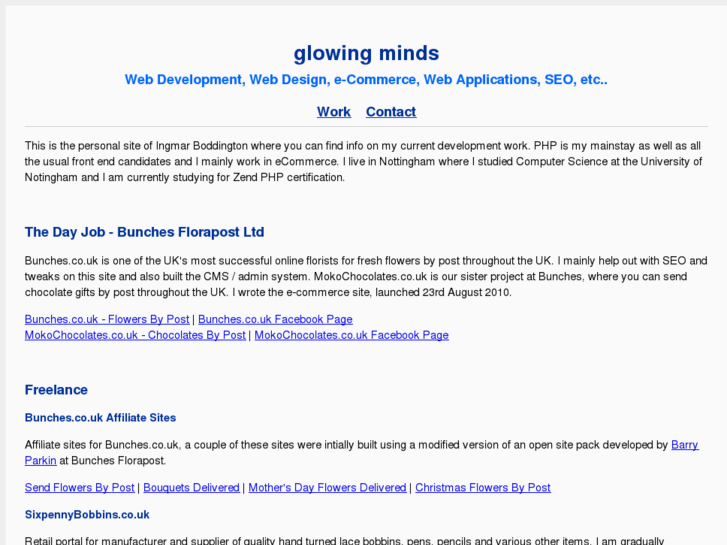 www.glowingminds.co.uk