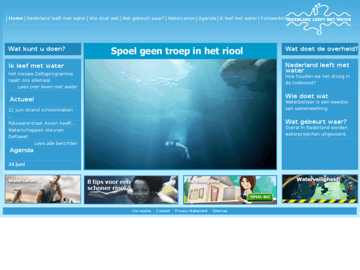 www.nederlandleeftmetwater.nl