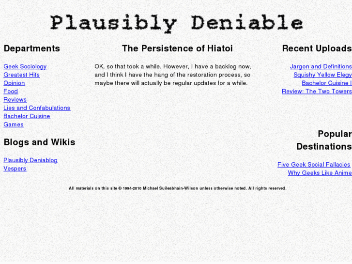 www.plausiblydeniable.com