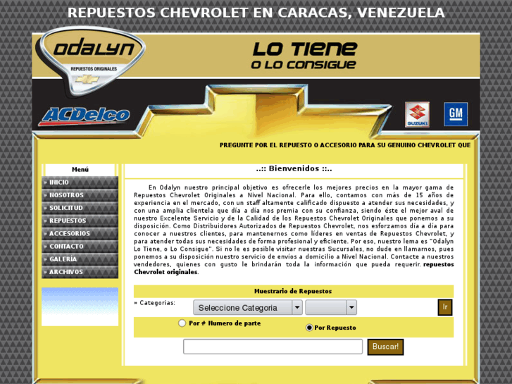 www.repuestoschevrolet.com