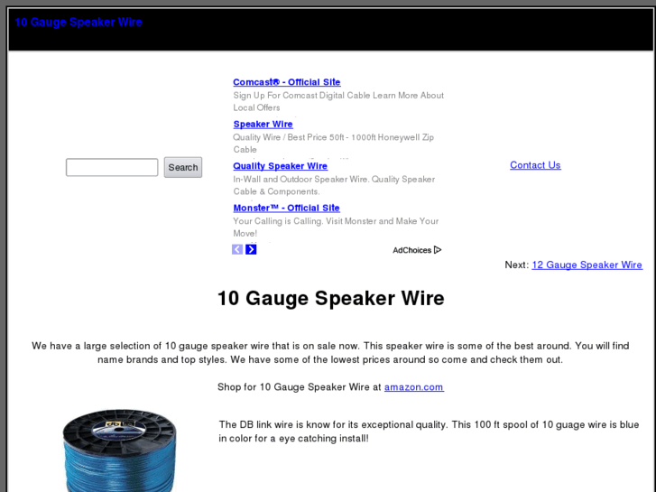 www.10gaugespeakerwire.com