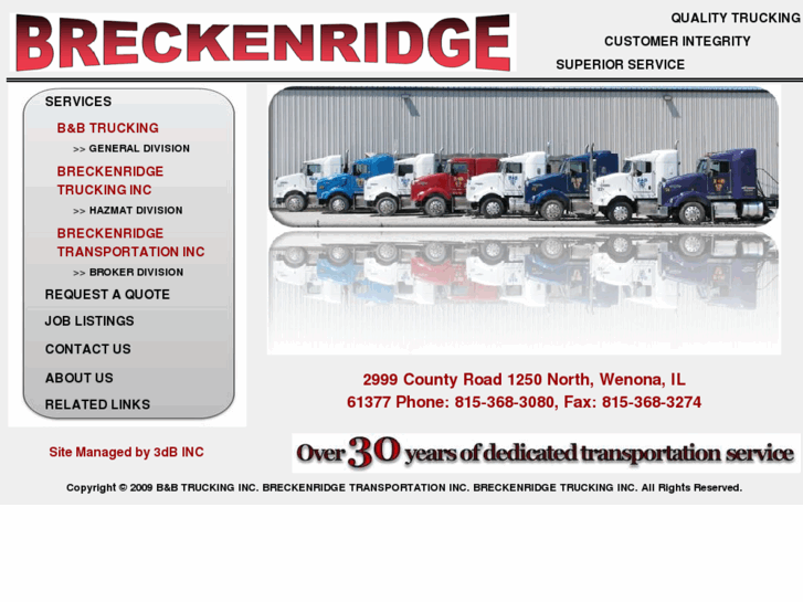 www.breckenridgetrucking.com