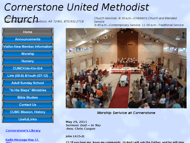 www.cornerstoneumc.net