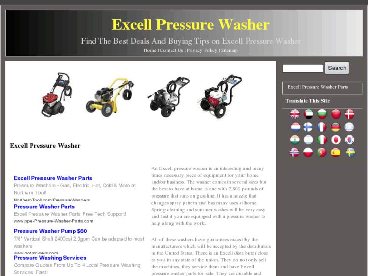 www.excellpressurewasher.net