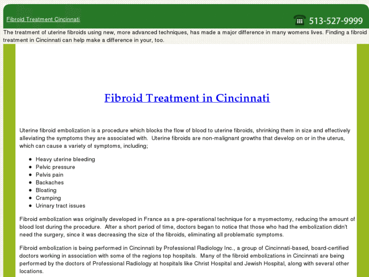 www.fibroidtreatmentcincinnati.com