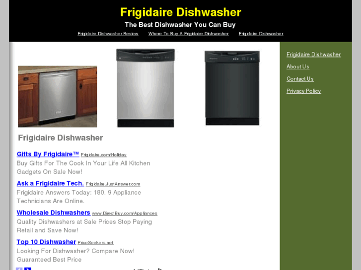 www.frigidairedishwasher.org