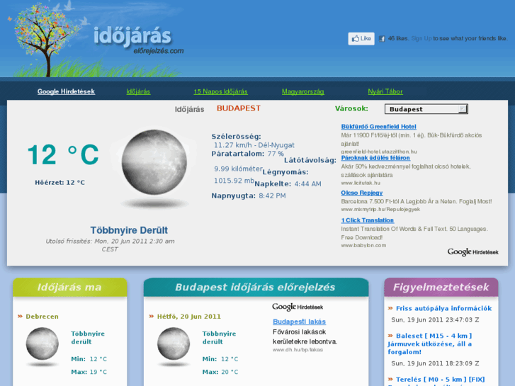 www.idojaras-elorejelzes.com