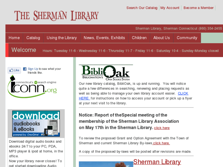 www.shermanlibrary.org