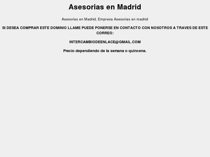 www.asesoriasmadrid.es