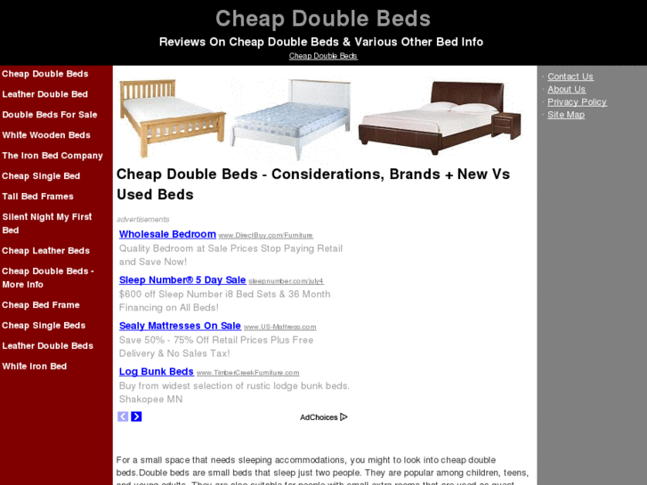 www.cheapdoublebeds.org