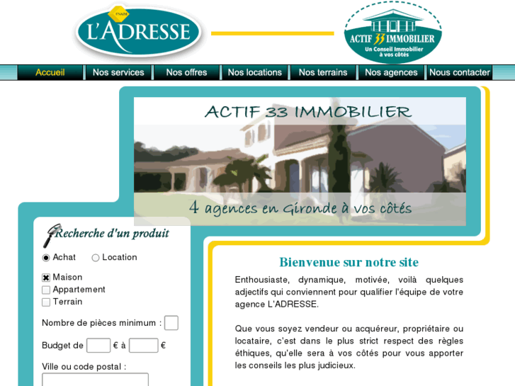 www.ladresse-actif33.com