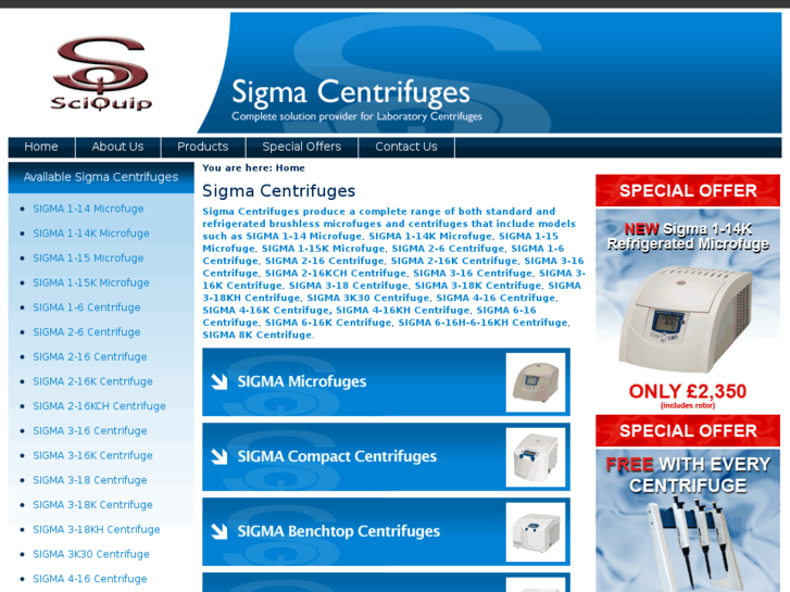 www.sigmacentrifuge.com