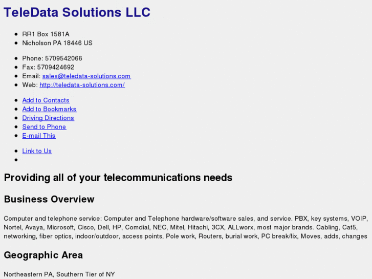 www.teledata-solutions.com