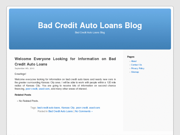 www.badcreditautoloansblog.com