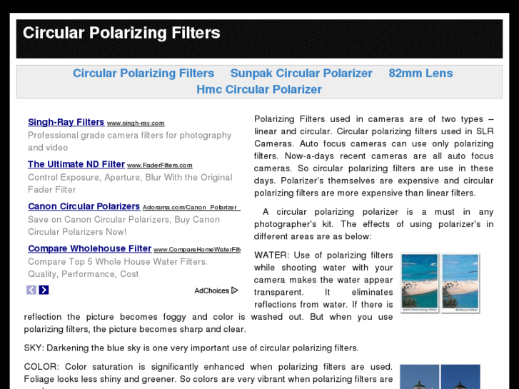 www.circularpolarizingfilters.com