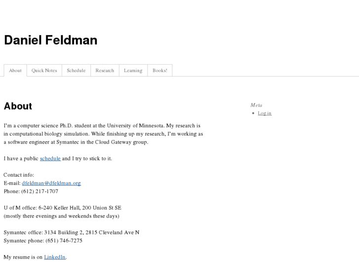 www.dfeldman.org