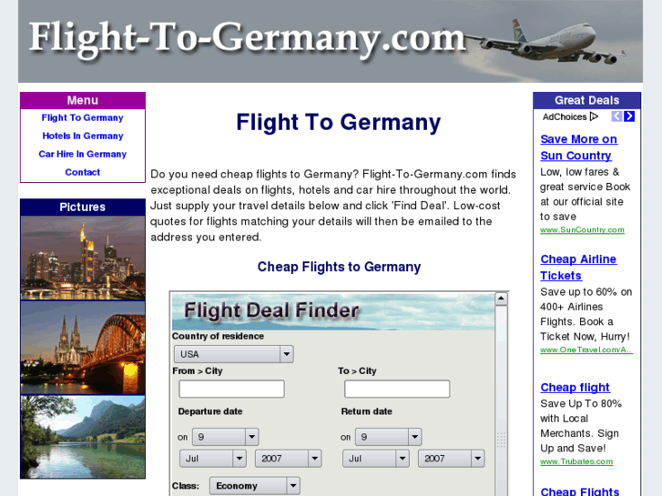 www.flight-to-germany.com