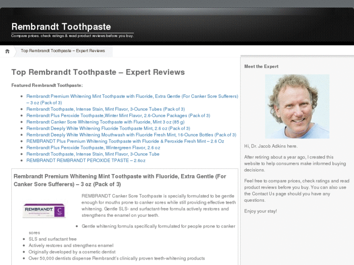 www.rembrandttoothpaste.net