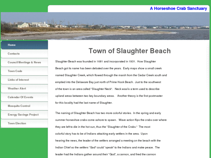 www.townofslaughterbeach.com