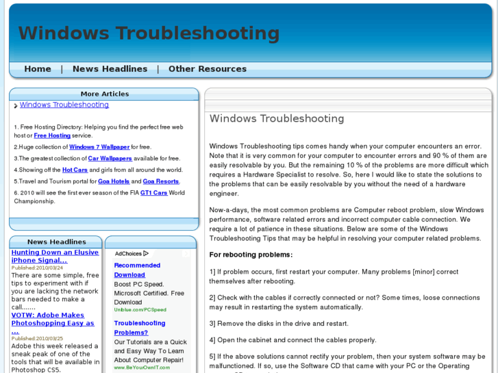 www.windowstroubleshooting.info