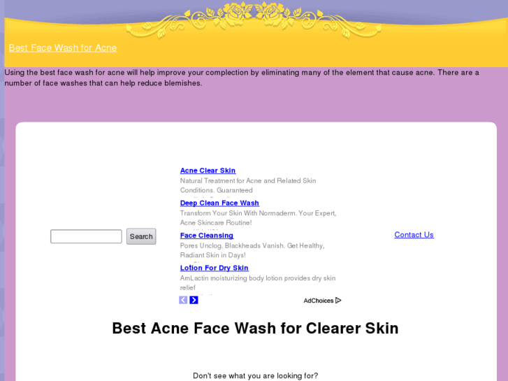 www.bestfacewashforacne.com