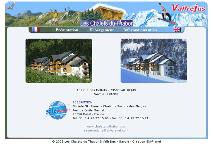 www.chaletsduthabor.com